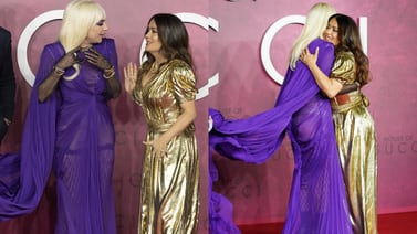 Lady Gaga y Salma Hayek filman escena sexual para "House of Gucci"