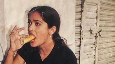 Salma Hayek antes de Hollywood así comía taquitos en la calle