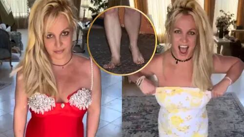Britney Spears es vista descalza, envuelta en una cobija, afuera del hotel Chateau Marmont