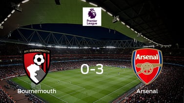 Arsenal suma tres puntos tras pasar por encima de Bournemouth (3-0)