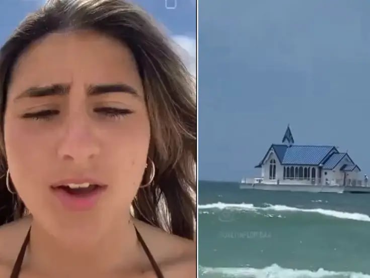 VIDEO: Joven capta una ‘casa flotante’ cerca de la playa en Florida