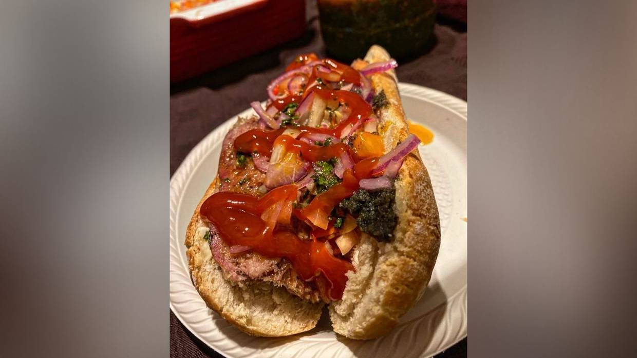 El choripan es el ‘equivalente’ al
hot dog hermosillense.
