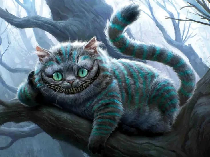 El gato Cheshire de Alicia en el País de las Maravillas cobra vida gracias a la IA