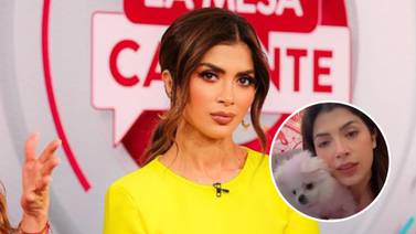  Kimberly Flores enfrenta críticas tras teñir el pelo de su perro de rosa