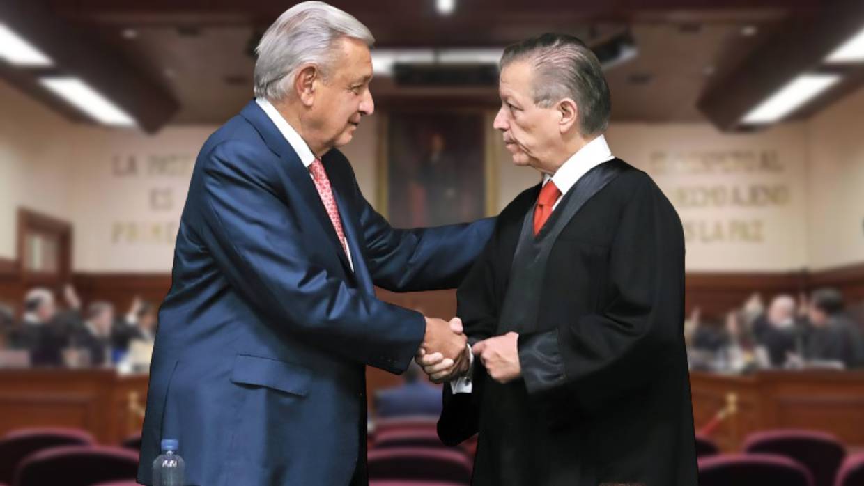 El presidente López Obrador "admitió" ayudas de Zaldívar, pero el ex ministro las negó y afirma que siempre estuvo del lado del Poder Judicial. | Especial