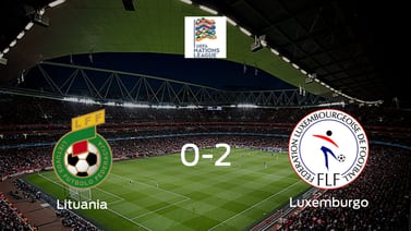 Luxemburgo se impone a Lituania y consigue los tres puntos (2-0)