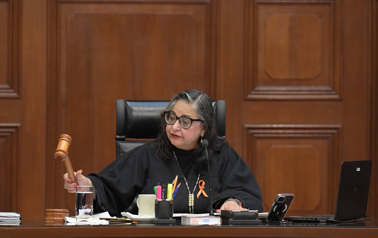 Norma Piña, presidenta de la Suprema Corte de Justicia de la Nación.