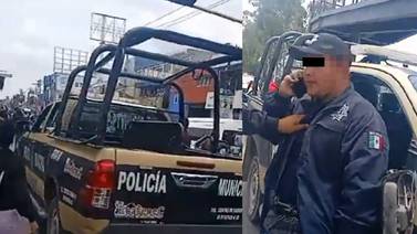VIDEO: Policía de Ecatepec atropella a mujer mayor e intenta huir; testigos lo detienen y lo linchan
