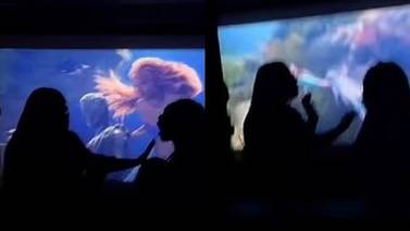 VIDEO: Estalla pelea en plena proyección de "La Sirenita" en cine de Florida; los padres gritan y exigen un reembolso