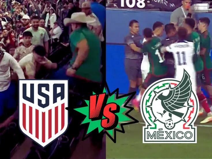 Confrontación en el Estadio AT&T: Fanáticos de EE. UU. y México protagonizan pelea