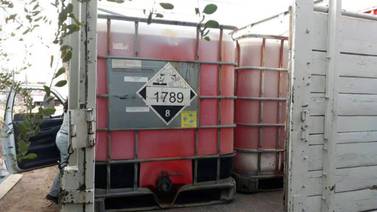 Localizan toma clandestina y contenedores con 25 mil litros de "huachicol" en Parque Industrial
