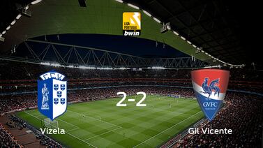  Vizela y Gil Vicente FC empatan 2-2 y se reparten los puntos