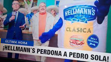 ¡Hellmann’s perdona a Pedrito Sola por confundir su marca con McCormick hace 16 años!