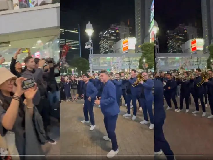 La Banda El Recodo hace mini concierto en las calles de Tokio, Japón, y los detiene la policía, aseguran