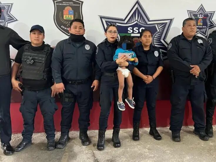 Policía de Quintana Roo rescata a bebé con reporte de robo en Cancún