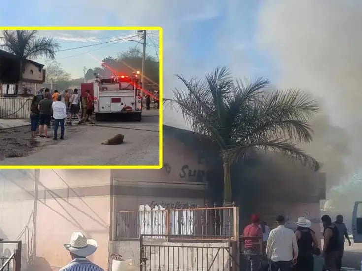 Se incendia tienda en San Pedro de La Cueva; pérdidas entre 6 y 7 mdp