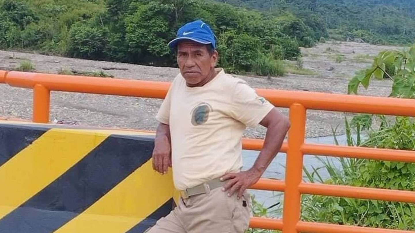 El indígena ambientalista, Victorio Dariquebe, fue atacado y asesinado en la Amazonía peruana, el viernes pasado. Foto: X