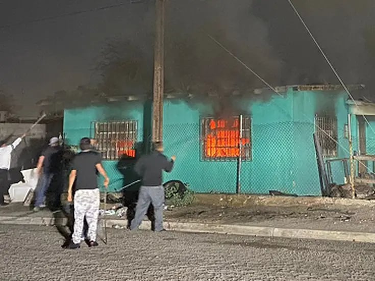 Incendio deja daños en una casa de la colonia Conjunto Urbano Esperanza