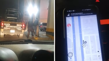 TikTok: "Le ganaron el viaje" Uber graba el momento en que policías se llevan a su pasaje