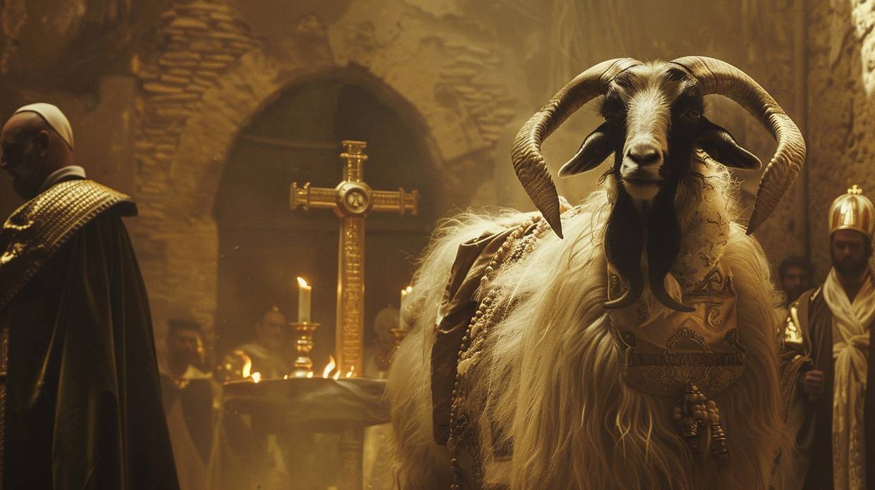 En el contexto del antiguo ritual de expiación descrito en el Antiguo Testamento de la Biblia, el sacrificio de una cabra como medio de expiación tenía un significado simbólico profundo.
