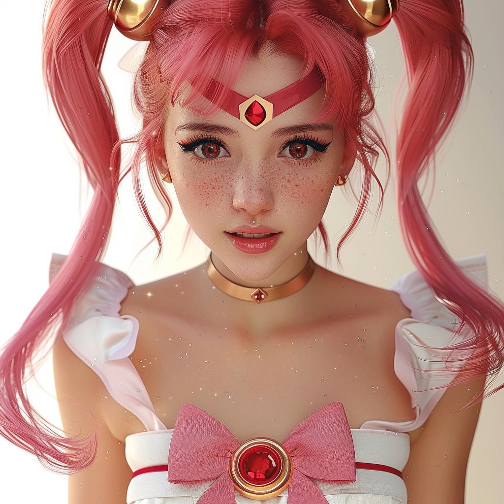 ¿Te imaginas cómo sería Chibiusa si fuera una niña real? Midjourney nos muestra su versión de la pequeña guerrera de Sailor Moon.