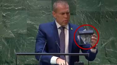 ¿Por qué el embajador de Israel rompió Carta de la ONU en Asamblea General?