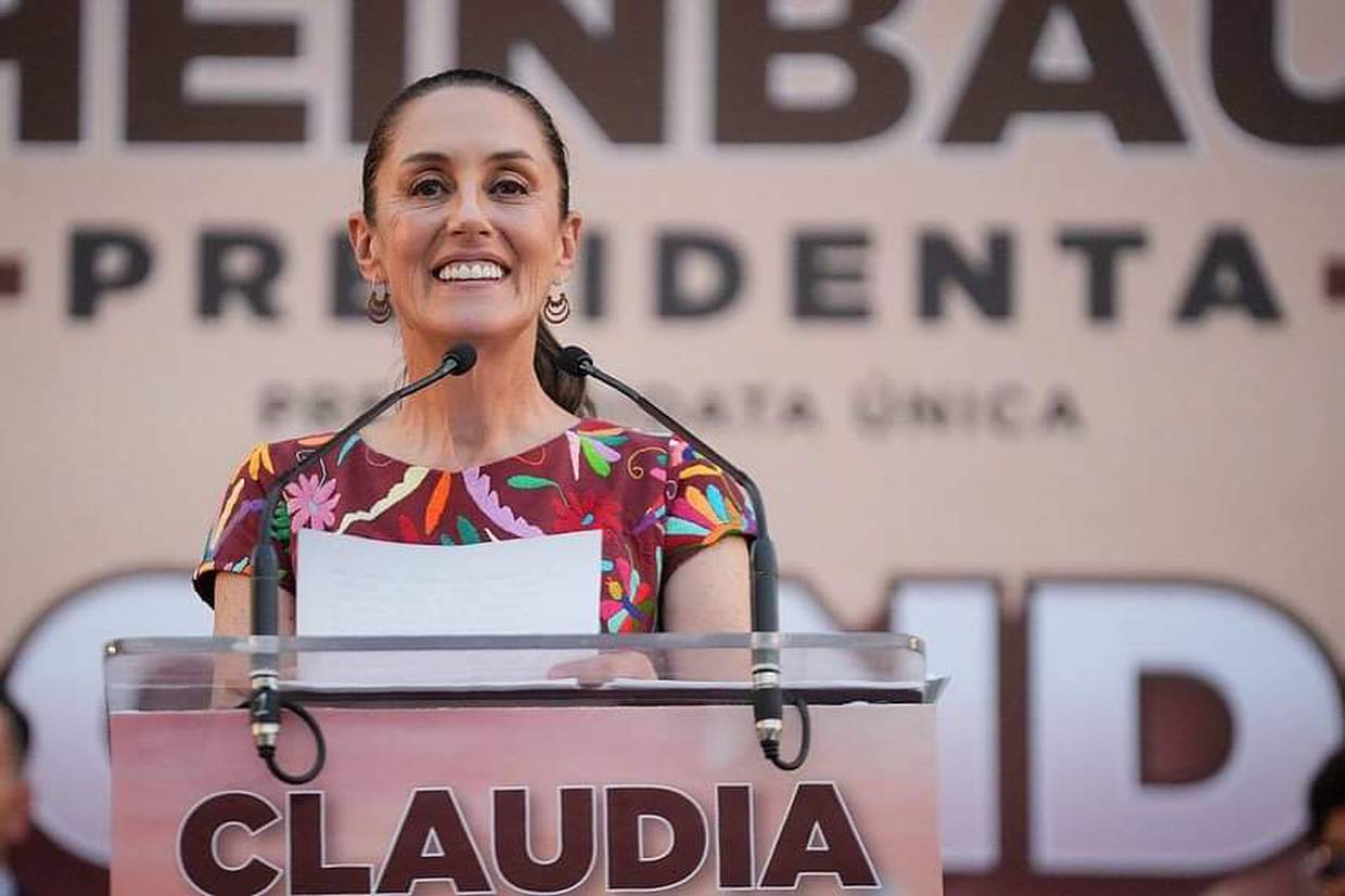 Claudia Sheinbaum está a la cabeza de la encuesta del Reforma sobre la intención del voto rumbo a la presidencia de México.
