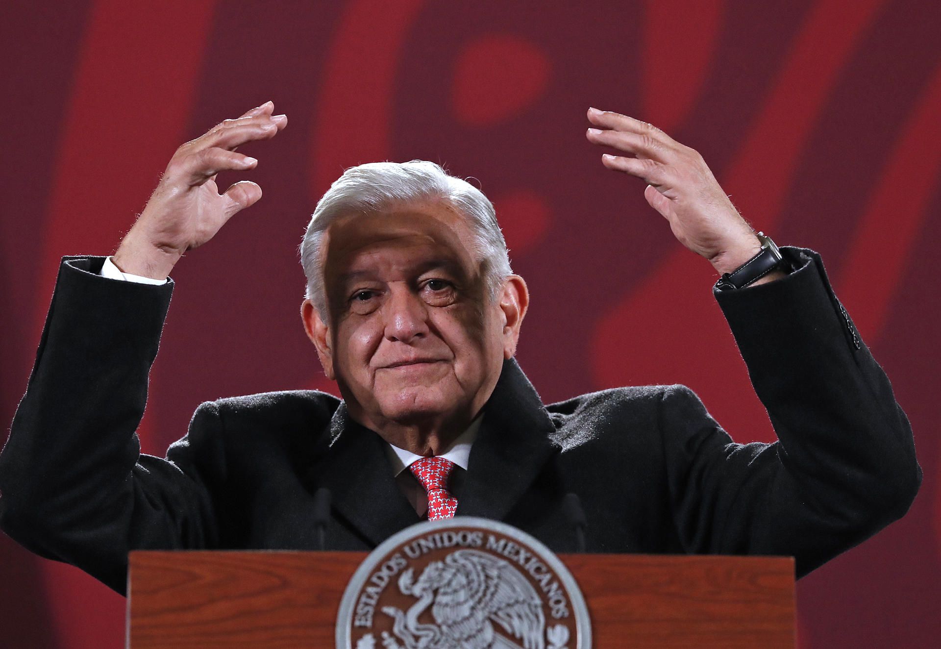 MImagen de archivo del presidente de México, Andrés Manuel López Obrador. EFE/ Mario Guzmán
