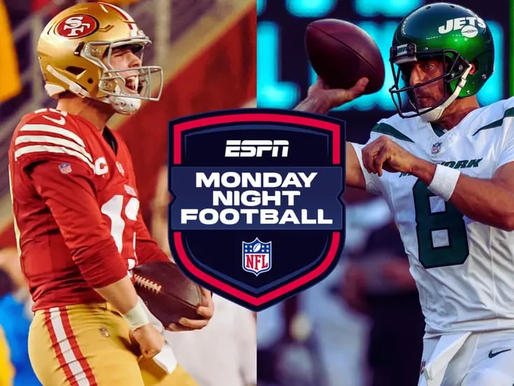 NFL: Aaron Rodgers y los Jets se enfrentarán a Brock Purdy y los 49ers en el primer Monday Night Football del 2024