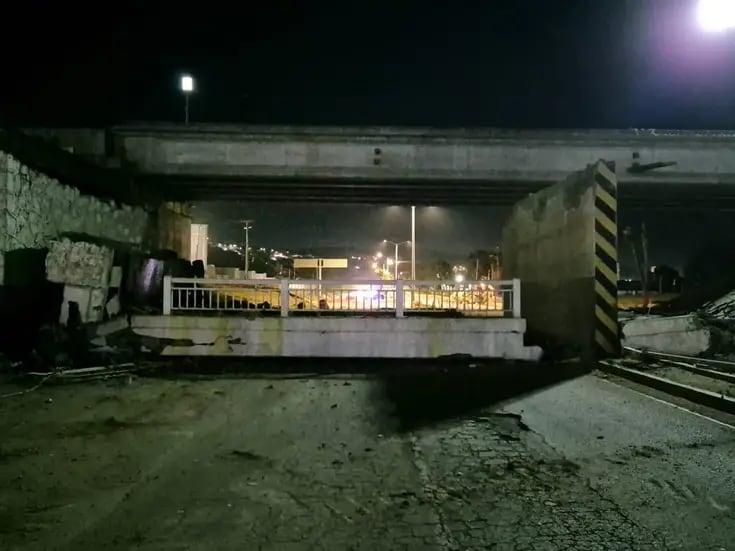 Sidurt habilita rutas alternas por demolición de puente en Nodo El Sauzal