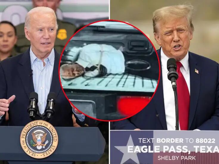 Trump provoca a Biden con foto del Presidente maniatado