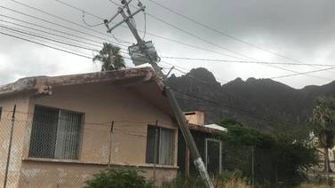 Deja ''Sergio'' hasta 80 % de casas sin 'luz' en Guaymas
