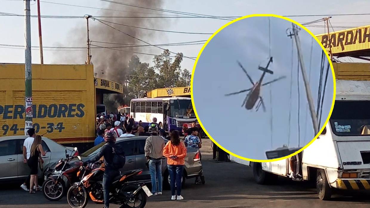 Reportan 3 muertos tras caída de helicóptero en la Cdmx
