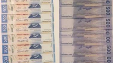 Serie de nueve billetes de 500 se vende en Internet por 14 mil 500 pesos