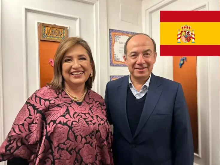 Xóchitl y Calderón se reúnen en Madrid; así fue el encuentro