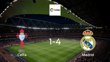 Triunfo de Real Madrid tras golear 4-1 en el estadio de Celta
