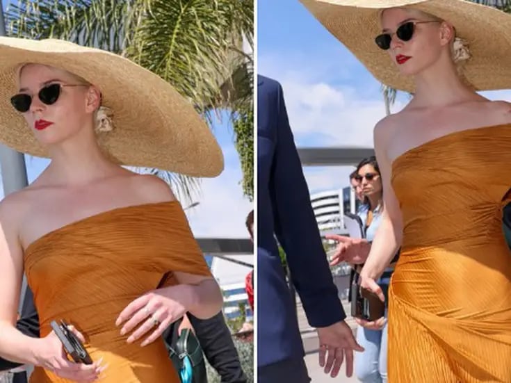  Anya Taylor-Joy deslumbra con sombrero gigante rumbo a Cannes; fan intenta sobrepasarse 