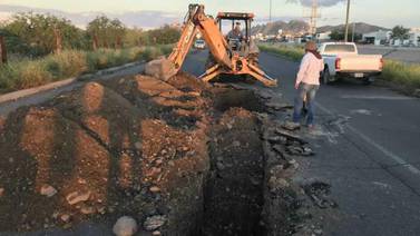 Avanzan trabajos de colector en Paseo Río Sonora