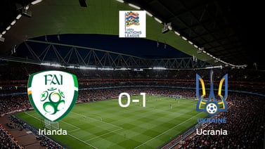 Ucrania vence por la mínima a Irlanda (1-0)
