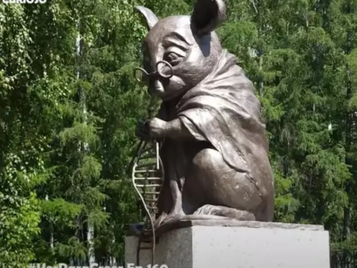 ¿Sabías que en Rusia existe un monumento a los ratones que han perdido la vida en los laboratorios?