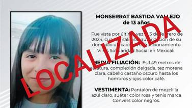 Cancelación de pesquisa de  Monserrat Bastida Vallejo