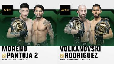 UFC confirma que Brandon Moreno y ‘Pantera’ Rodríguez pelearán en UFC 290: ¿Cuándo será?