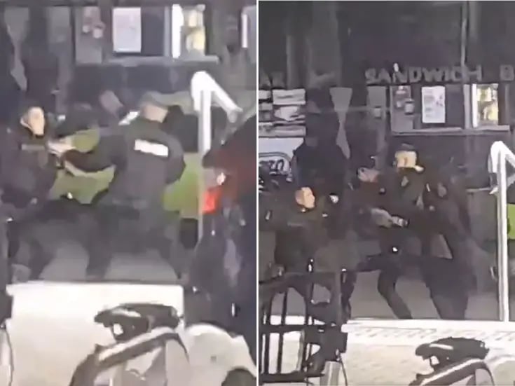 VIDEO muestra a policías agarrándose a golpes en estación de Argentina, violencia de parejas entre posibles causas