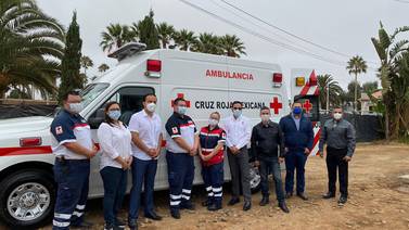 Dona Driscoll’s ambulancia a Cruz Roja en San Quintín
