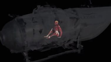 VIDEO: Esto habría ocurrido a los pasajeros del Titán durante la implosión del submarino, según IA