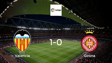 Valencia vence en casa a Girona por 1-0