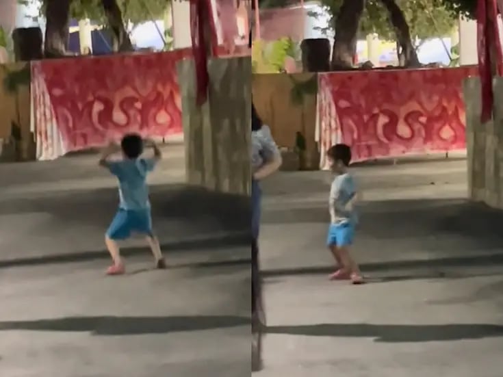 VÍDEO: niño conquista TikTok al bailar intensamente una canción cristiana
