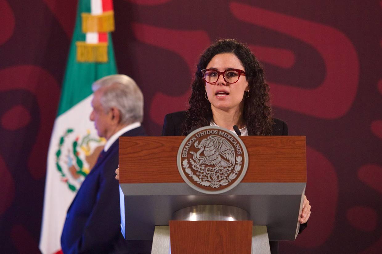 La secretaria de Gobernación, Luisa María Alcalde.