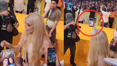  VIDEO: Anya Taylor-Joy no sabe cómo tomarse una foto con el celular Android de un fan