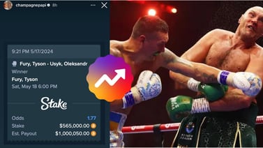 BOX: Drake pierde $565,000 mil dólares por la derrota de Tyson Fury vs. Oleksandr Usyk